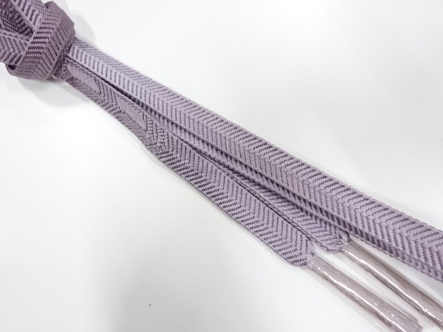 未使用品　正絹　手組帯締め